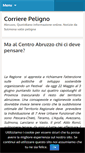 Mobile Screenshot of corrierepeligno.it